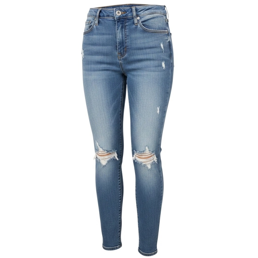 Dear John Gisele Jeans Womens 26 Distressed Mid Rise Gestival Gringe Ankle Y2K